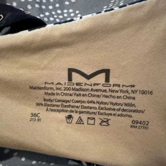 Maidenform Comfort Devotion Leopard Print Bra. Size 36C - Picture 6 of 11